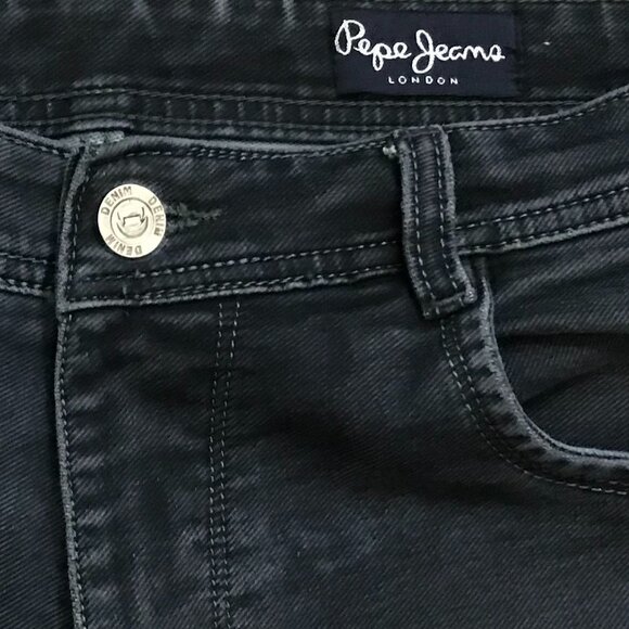 Pepe Jeans London Men’s Black Pants – Size 36x38 - Picture 3 of 12